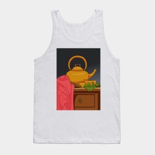 Tea pot illustration Tank Top